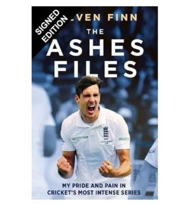 SIGNED Steven Finn Book The Ashes Files : My Pride And Pain In Cricket’s Most Intense Series First Edition Hardcover & COA Memorabilia Autograph Auto