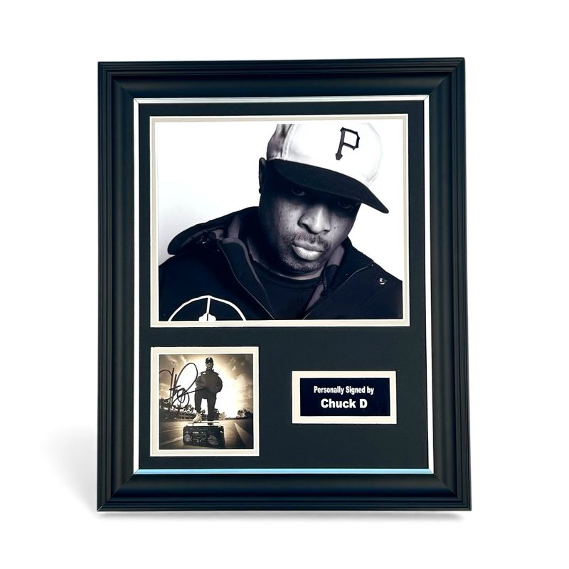 Chuck D Hand SIGNED Photo Card In Luxury Handmade Wooden Frame & Certificate Of Authenticity Autograph Public Enemy Music Memorabilia Poster Chuck D Hand SIGNED Photo Card In Luxury Handmade Wooden Frame & Certificate Of Authenticity Autograph Public Enemy Music Memorabilia Poster