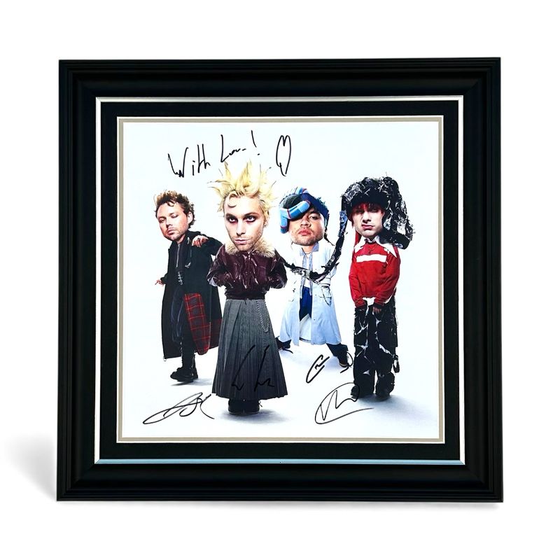 5 Seconds of Summer Hand Signed “Everyone’s A Star” Album Cover Artwork Photo In Luxury Handmade Wooden Frame & Certificate of Authenticity Autographed Music Memorabilia Poster 5 Seconds of Summer Hand Signed “Everyone’s A Star” Album Cover Artwork Photo In Luxury Handmade Wooden Frame & Certificate of Authenticity Autographed Music Memorabilia Poster