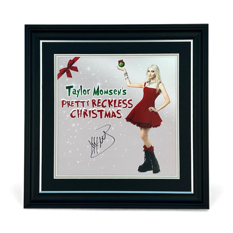 Taylor Momsen Hand Signed “Pretty Reckless Christmas” Album Cover Artwork Photo In Luxury Handmade Wooden Frame & Certificate of Authenticity Autographed Music Memorabilia Poster Taylor Momsen Hand Signed “Pretty Reckless Christmas” Album Cover Artwork Photo In Luxury Handmade Wooden Frame & Certificate of Authenticity Autographed Music Memorabilia Poster