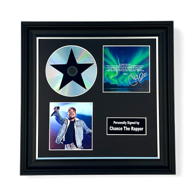 Chance The Rapper Hand SIGNED “Star Line” Photo & CD In Luxury Handmade Wooden Framed Display & Certificate Of Authenticity Autograph Music Memorabilia Poster Chance The Rapper Hand SIGNED “Star Line” Photo & CD In Luxury Handmade Wooden Framed Display & Certificate Of Authenticity Autograph Music Memorabilia Poster