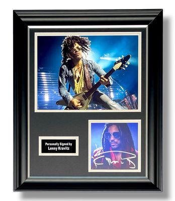 Lenny Kravitz Signed Photo In Luxury Handmade Wooden Frame & Certificate Of Authenticity Autograph Music Memorabilia Poster Lenny Kravitz Signed Photo In Luxury Handmade Wooden Frame & Certificate Of Authenticity Autograph Music Memorabilia Poster