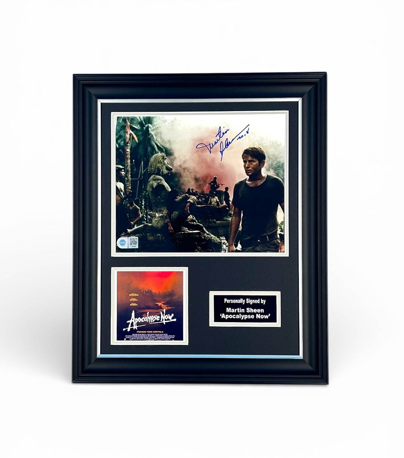 Martin Sheen Hand SIGNED Apocalypse Now Movie Photo In Luxury Handmade Wooden Frame With SWAU Verification & Certificate Of Authenticity Autographed TV & Film Memorabilia Auto Poster Martin Sheen Hand SIGNED Apocalypse Now Movie Photo In Luxury Handmade Wooden Frame With SWAU Verification & Certificate Of Authenticity Autographed TV & Film Memorabilia Auto Poster