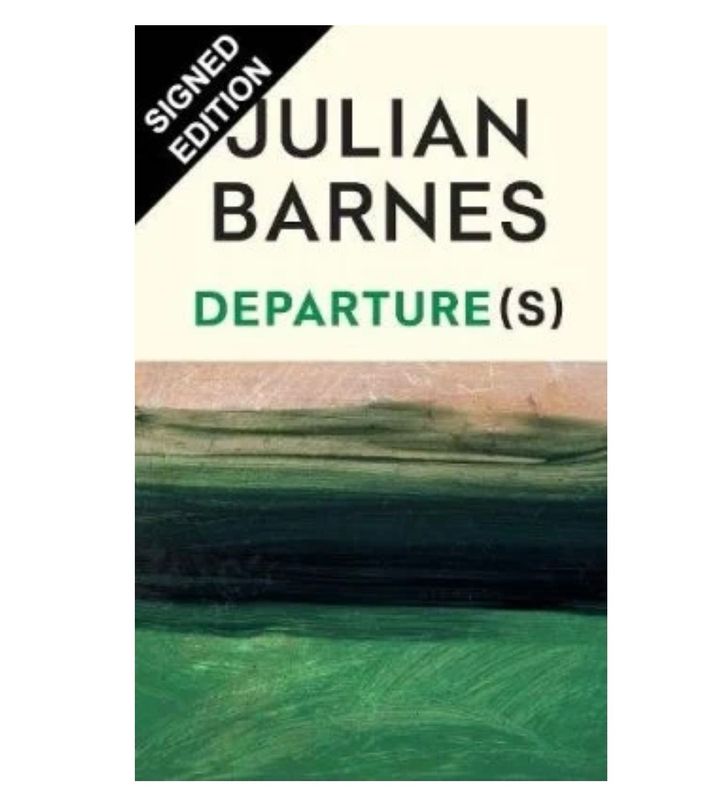 SIGNED Julian Barnes Book Departure (s) First Edition Hardcover & COA Memorabilia Autograph Auto