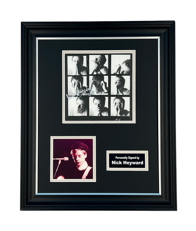 Nick Heyward Signed Photo In Luxury Handmade Wooden Frame & Certificate Of Authenticity Music Memorabilia Autograph Auto Haircut 100 Poster