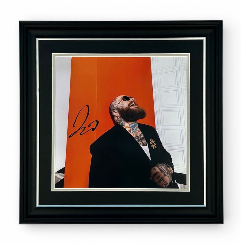 Teddy Swims Signed Photo In Luxury Handmade Wooden Frame & Certificate Of Authenticity Music Memorabilia Autograph Auto I’ve Tried Everything But Therapy Poster