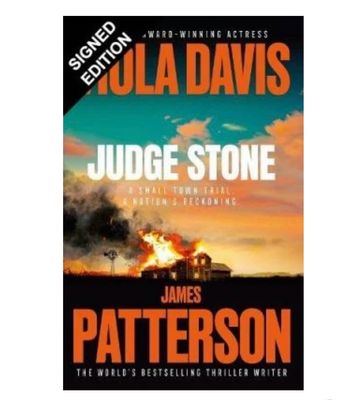 SIGNED James Patterson & Viola Davis Book Judge Stone First Edition Hardcover & COA Memorabilia Autograph Auto