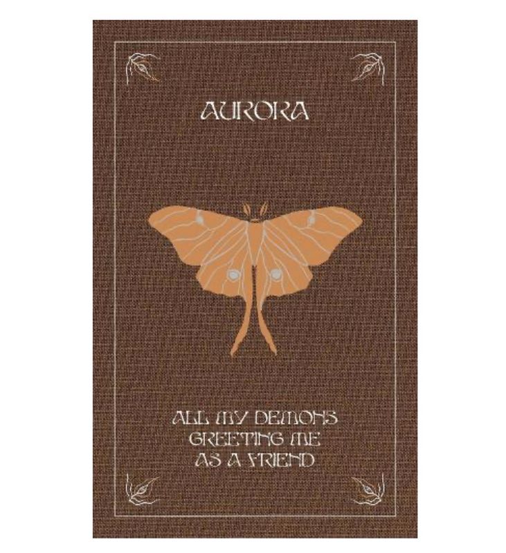 SIGNED Aurora Book All My Demons Greeting Me As A Friend First Edition Hardcover & COA Memorabilia Autograph Auto