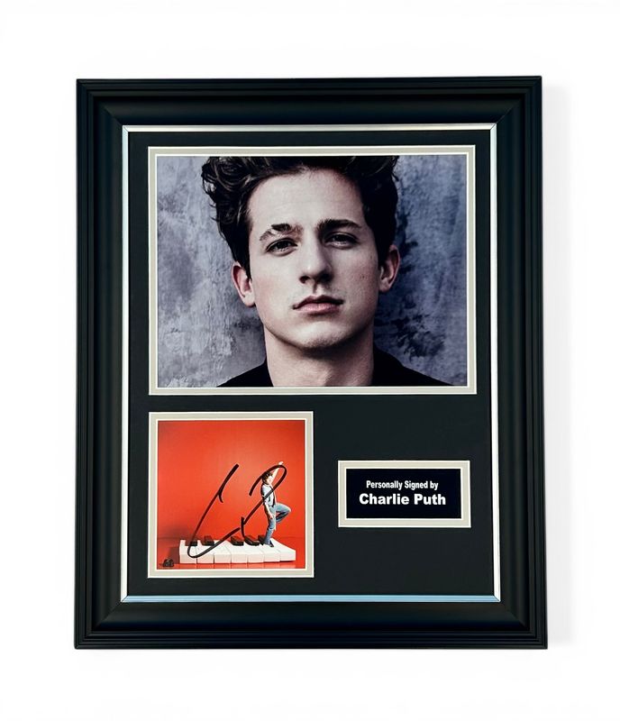 Charlie Puth Signed Photo In Luxury Handmade Wooden Frame & Certificate Of Authenticity Music Memorabilia Autograph Auto Whatever’s Clever Poster Charlie Puth Signed Photo In Luxury Handmade Wooden Frame & Certificate Of Authenticity Music Memorabilia Autograph Auto Whatever’s Clever Poster