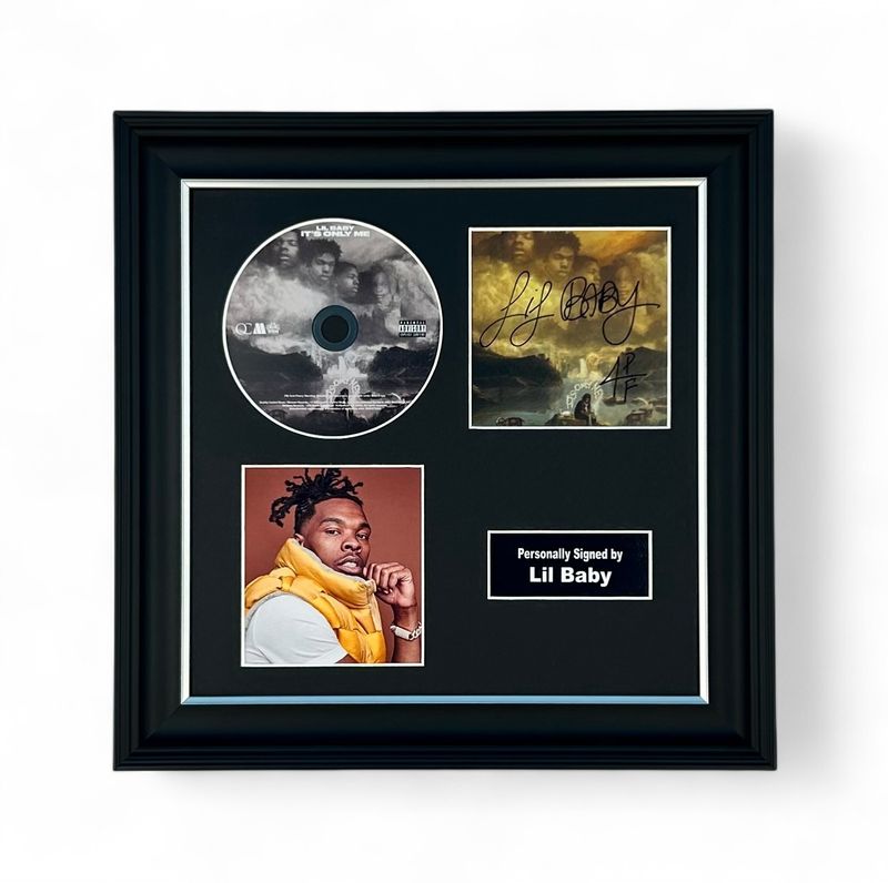 Lil Baby Signed Photo & CD In Luxury Handmade Wooden Frame & Certificate Of Authenticity Music Memorabilia Autograph Auto It’s Only Me Poster Lil Baby Signed Photo & CD In Luxury Handmade Wooden Frame & Certificate Of Authenticity Music Memorabilia Autograph Auto It’s Only Me Poster