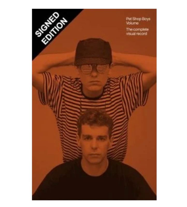 SIGNED Pet Shop Boys Book Volume : The Complete Visual Record First Edition Hardcover & COA Memorabilia Neil Tennant Autograph Chris Lowe Auto