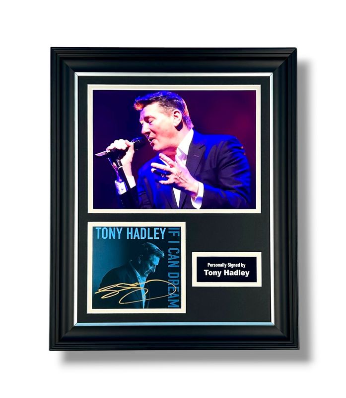 Tony Hadley Signed Photo In Luxury Handmade Wooden Frame & Certificate Of Authenticity Music Memorabilia Spandau Ballet Autograph Auto If I Can Dream Poster Tony Hadley Signed Photo In Luxury Handmade Wooden Frame & Certificate Of Authenticity Music Memorabilia Spandau Ballet Autograph Auto If I Can Dream Poster