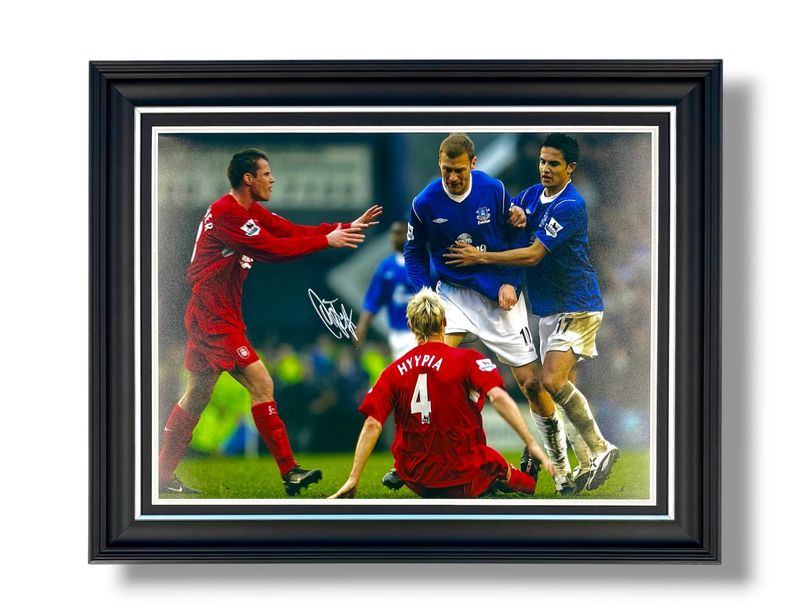 Duncan Ferguson Signed Photo In Luxury Handmade Wooden Frame & Certificate Of Authenticity Football Soccer Memorabilia Autograph Auto Everton Poster Duncan Ferguson Signed Photo In Luxury Handmade Wooden Frame & Certificate Of Authenticity Football Soccer Memorabilia Autograph Auto Everton Poster