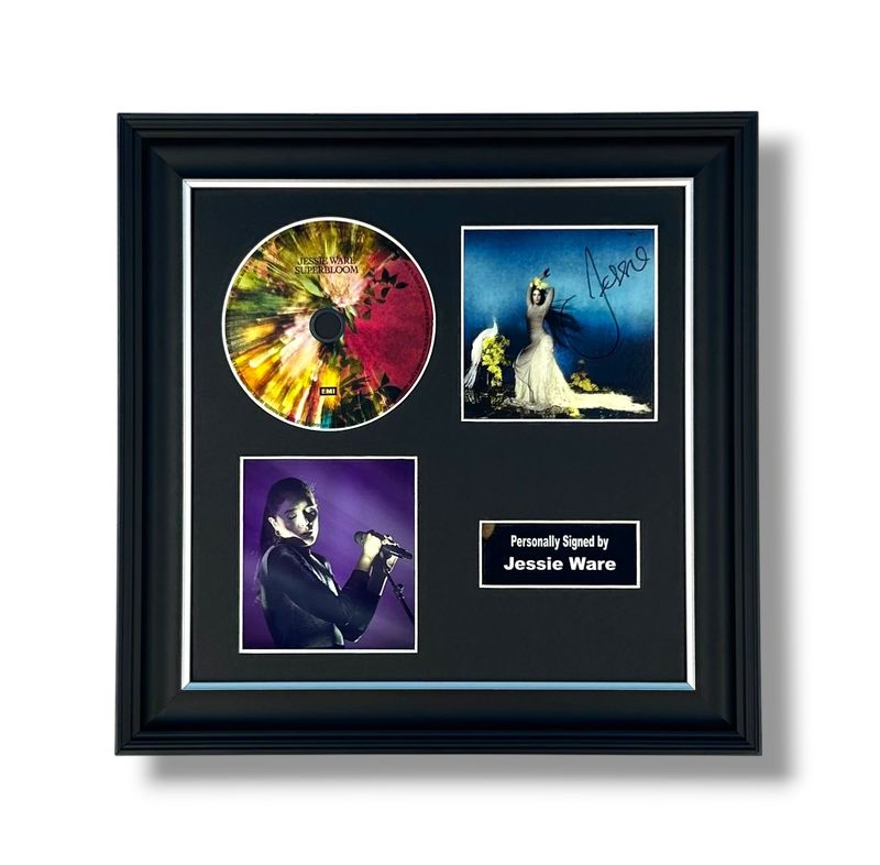 Jessie Ware Signed Photo & CD In Luxury Handmade Wooden Frame & Certificate Of Authenticity Music Memorabilia Autograph Auto Superbloom Poster Jessie Ware Signed Photo & CD In Luxury Handmade Wooden Frame & Certificate Of Authenticity Music Memorabilia Autograph Auto Superbloom Poster