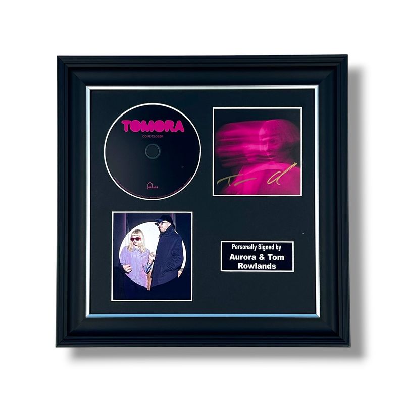Aurora & Tom Rowlands Signed Photo & CD In Luxury Handmade Wooden Frame & Certificate Of Authenticity Music Memorabilia Autograph Auto Tomora Poster Aurora & Tom Rowlands Signed Photo & CD In Luxury Handmade Wooden Frame & Certificate Of Authenticity Music Memorabilia Autograph Auto Tomora Poster