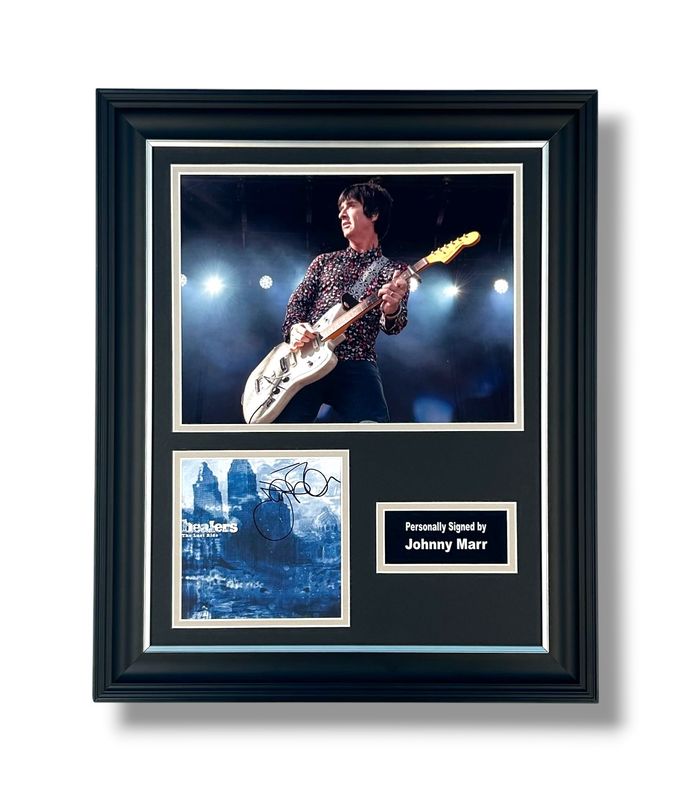 Johnny Marr Signed Photo In Luxury Handmade Wooden Frame & Certificate Of Authenticity Music Memorabilia Autograph Auto The Last Ride Poster Johnny Marr Signed Photo In Luxury Handmade Wooden Frame & Certificate Of Authenticity Music Memorabilia Autograph Auto The Last Ride Poster