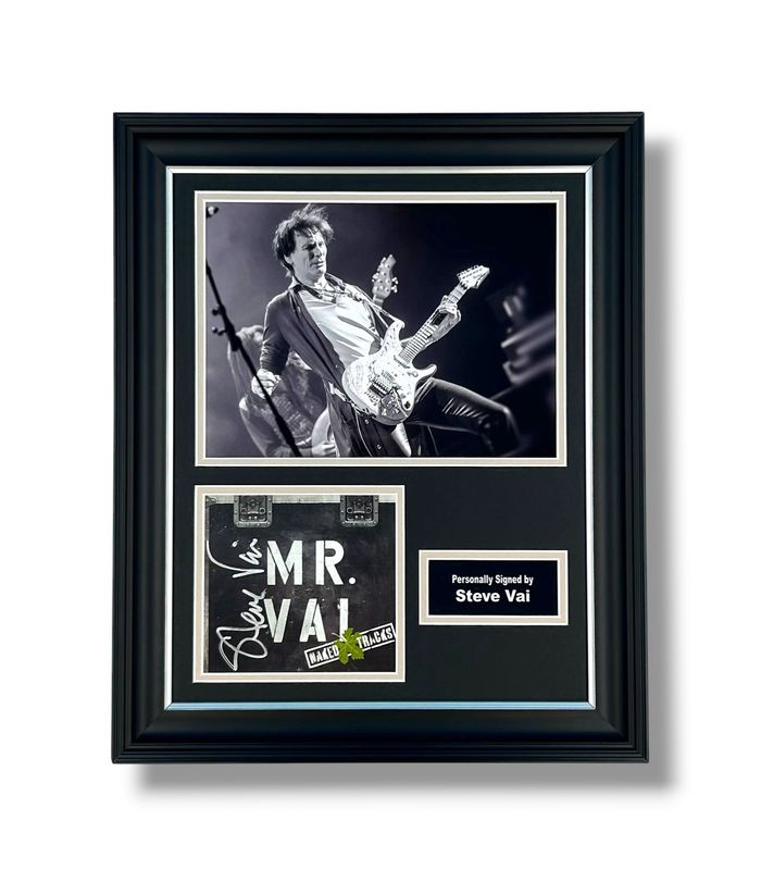 Steve Vai Signed Photo In Luxury Handmade Wooden Frame & Certificate Of Authenticity Music Memorabilia Autograph Auto Naked Tracks Poster Steve Vai Signed Photo In Luxury Handmade Wooden Frame & Certificate Of Authenticity Music Memorabilia Autograph Auto Naked Tracks Poster