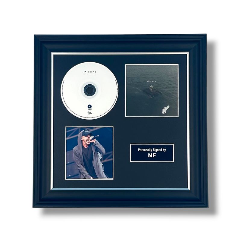 NF Signed Photo & CD In Luxury Handmade Wooden Frame & Certificate Of Authenticity Music Memorabilia Autograph Auto Hope Poster NF Signed Photo & CD In Luxury Handmade Wooden Frame & Certificate Of Authenticity Music Memorabilia Autograph Auto Hope Poster
