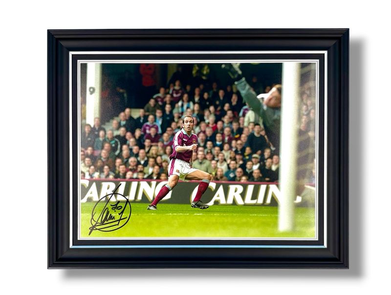 Paolo Di Canio Signed Photo In Luxury Handmade Wooden Frame & Certificate Of Authenticity Football Soccer Memorabilia Autograph Auto West Ham Poster Paolo Di Canio Signed Photo In Luxury Handmade Wooden Frame & Certificate Of Authenticity Football Soccer Memorabilia Autograph Auto West Ham Poster