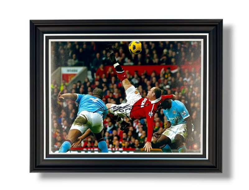 Wayne Rooney Signed Photo In Luxury Handmade Wooden Frame & Certificate Of Authenticity Football Soccer Memorabilia Autograph Auto Manchester United Poster Wayne Rooney Signed Photo In Luxury Handmade Wooden Frame & Certificate Of Authenticity Football Soccer Memorabilia Autograph Auto Manchester United Poster