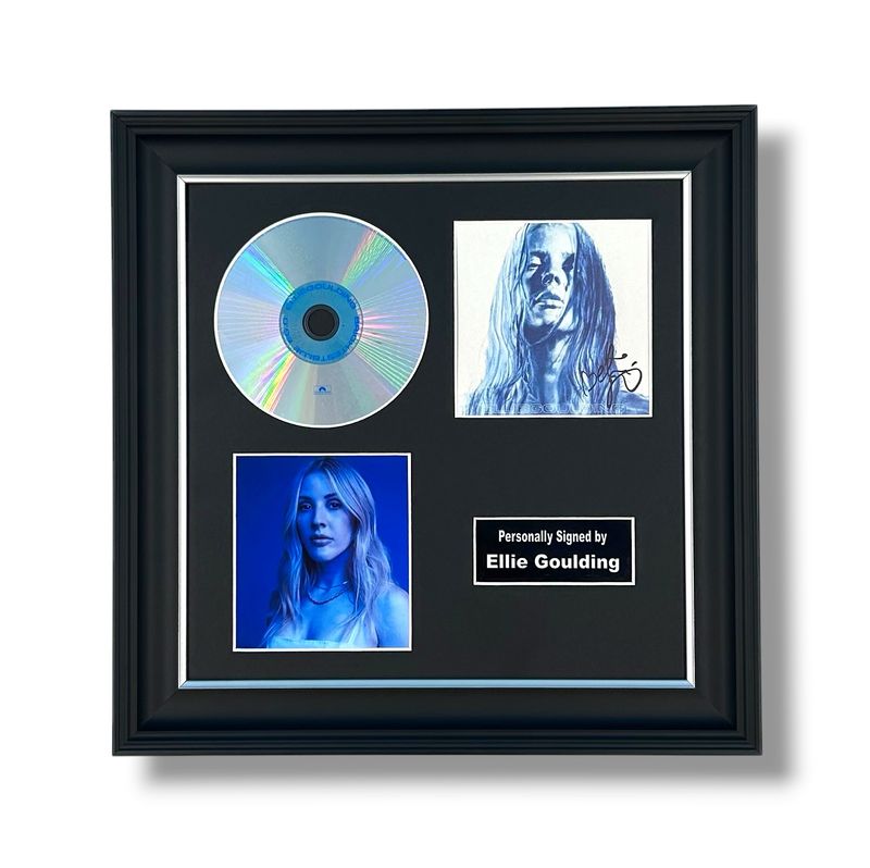 Ellie Goulding Signed Photo & CD In Luxury Handmade Wooden Frame & Certificate Of Authenticity Music Memorabilia Autograph Auto Brightest Blue Poster Ellie Goulding Signed Photo & CD In Luxury Handmade Wooden Frame & Certificate Of Authenticity Music Memorabilia Autograph Auto Brightest Blue Poster