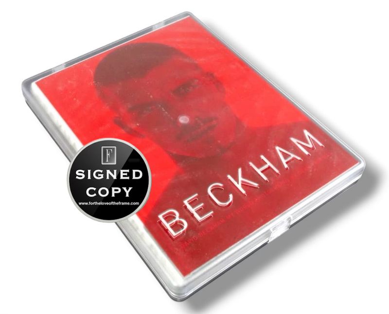 David Beckham SIGNED My World Limited 1100/1500 First Edition Hardcover with Hardcase & COA Manchester United Memorabilia Autograph Auto