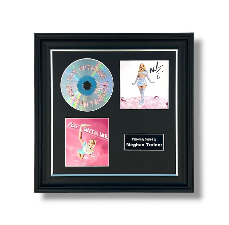 Meghan Trainor Signed Photo & CD In Luxury Handmade Wooden Frame & Certificate Of Authenticity Music Memorabilia Autograph Auto Toy With Me Poster Meghan Trainor Signed Photo & CD In Luxury Handmade Wooden Frame & Certificate Of Authenticity Music Memorabilia Autograph Auto Toy With Me Poster