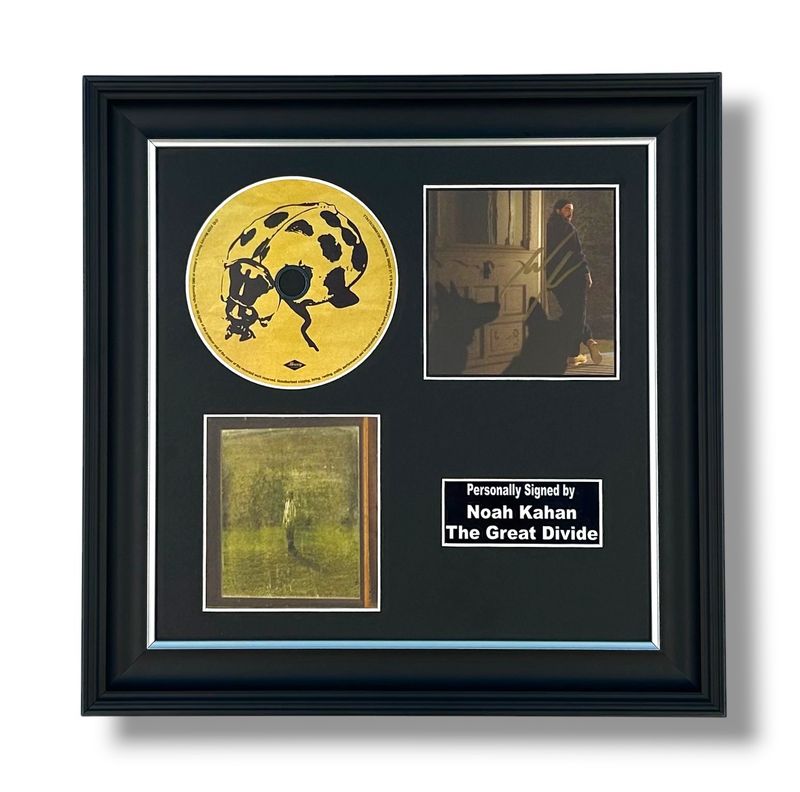 Noah Kahan Signed Photo & CD In Luxury Handmade Wooden Frame & Certificate Of Authenticity Music Memorabilia Autograph Auto The Great Divide Poster Noah Kahan Signed Photo & CD In Luxury Handmade Wooden Frame & Certificate Of Authenticity Music Memorabilia Autograph Auto The Great Divide Poster