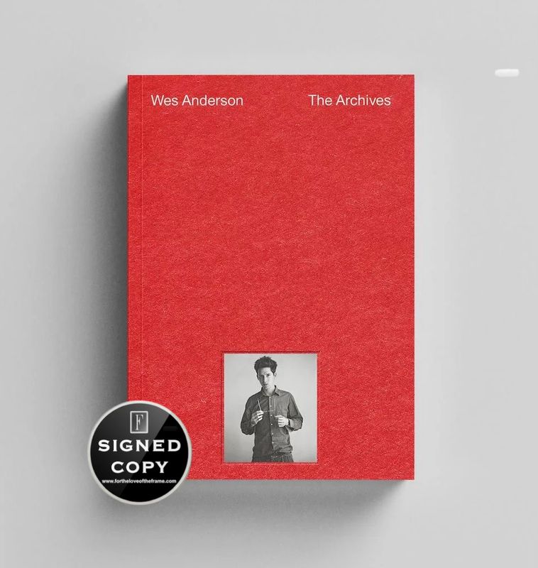 Wes Anderson SIGNED The Archives Softcover Book & COA Signature Movie Memorabilia Autograph Certified