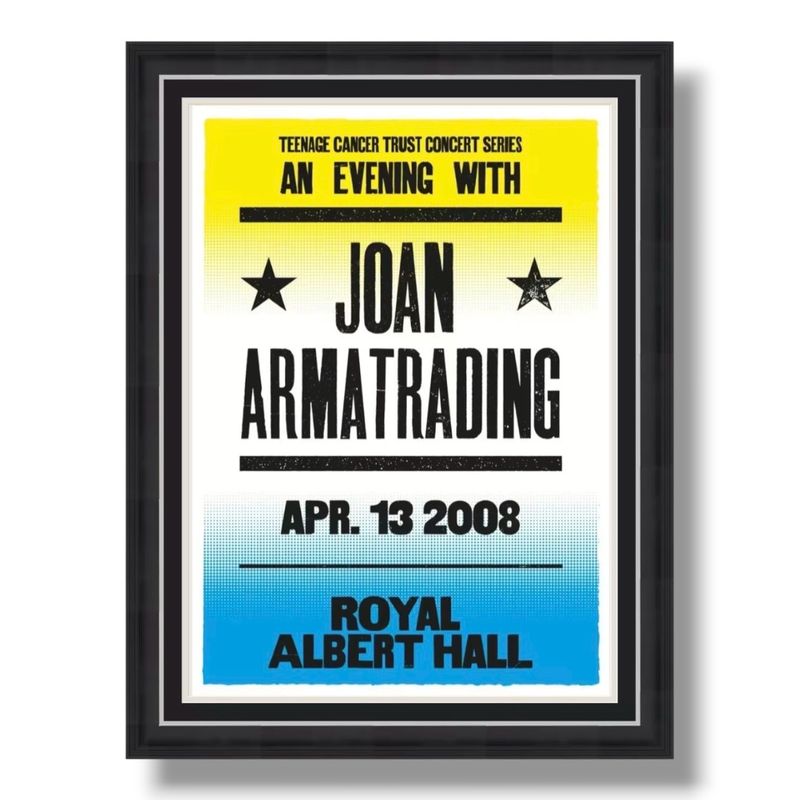 Joan Armatrading Hand Signed Limited Edition Royal Albert Hall Concert Poster In Luxury Handmade Wooden Frame & Certificate Of Authenticity Music Memorabilia Autograph Auto Teenage Cancer Trust Joan Armatrading Hand Signed Limited Edition Royal Albert Hall Concert Poster In Luxury Handmade Wooden Frame & Certificate Of Authenticity Music Memorabilia Autograph Auto Teenage Cancer Trust