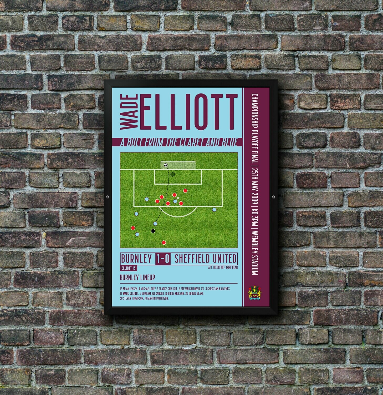 Wade Elliott, Burnley FC, Wembley 2009