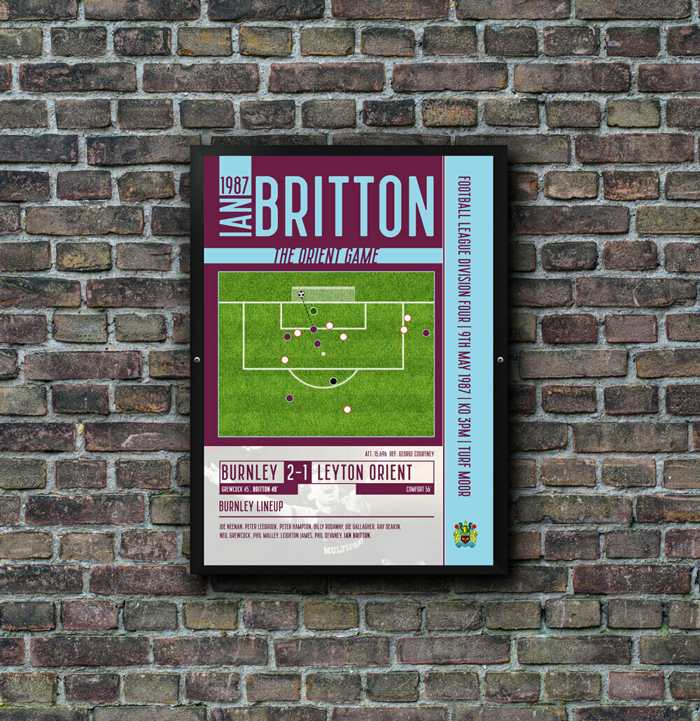 Ian Britton, 1987, Burnley V Orient - The Orient Game