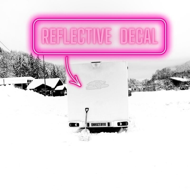 *REFLECTIVE* Large Van Sticker *REFLECTIVE* Large Van Sticker