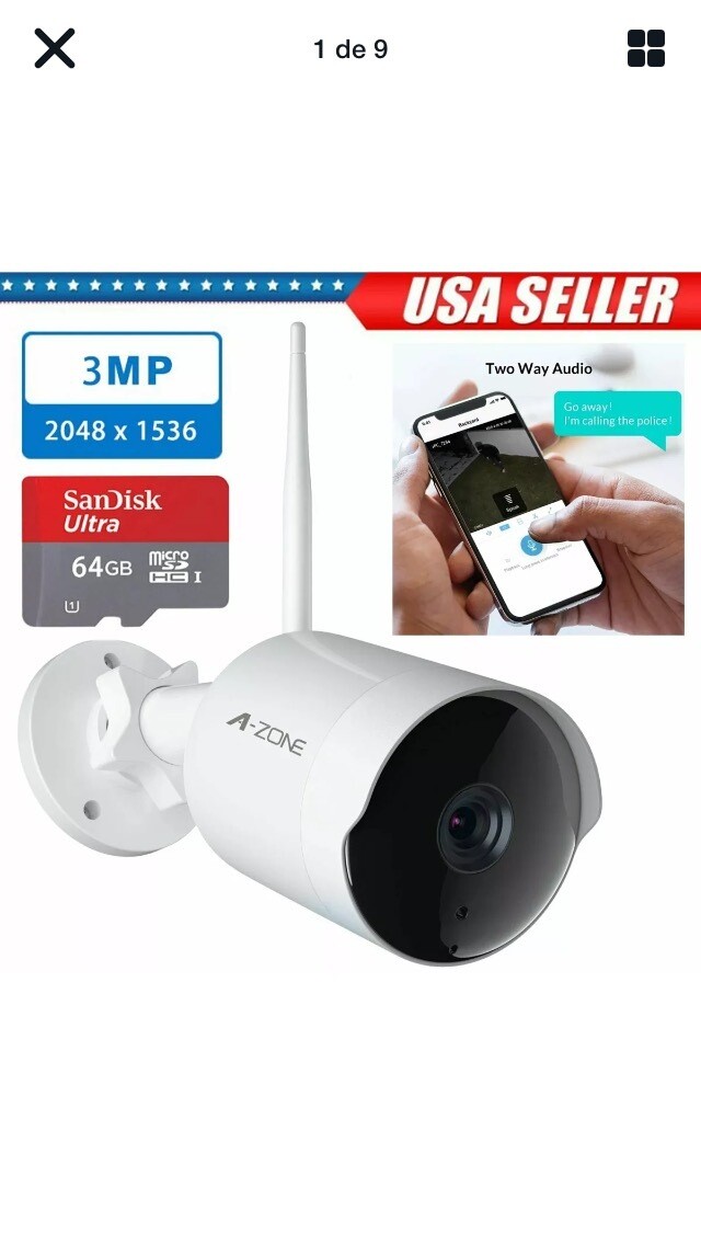 Camara de seguridad ip wifi