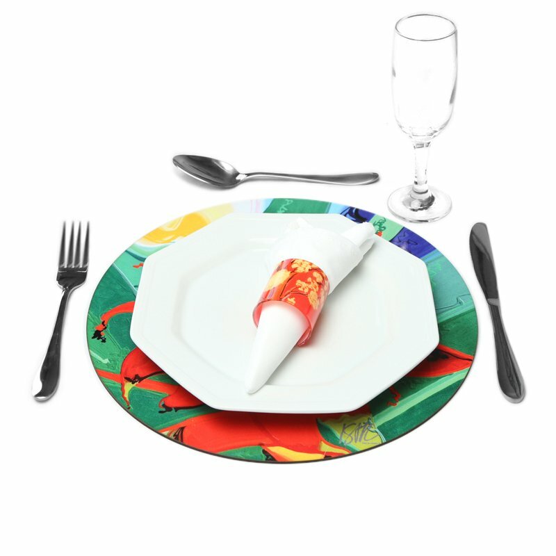 Sousplat Bromélia 08