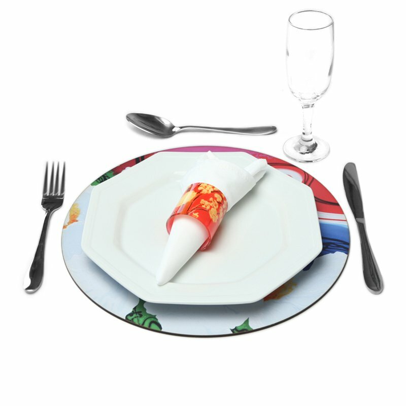 Sousplat Flor de Ipê Branco