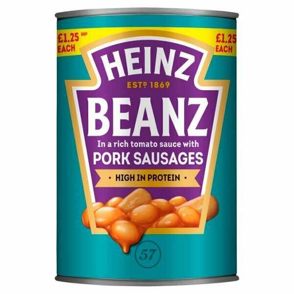 Heinz Beans & Sausage Pm £1.25 415g