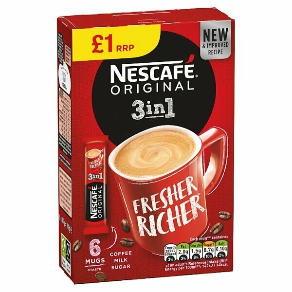 Nescafe original 3 in 1 pm 1.00 17g