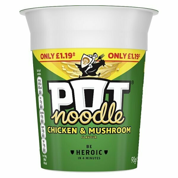 Pot Noodle Chicken & Mushroom pm 1.09 90g