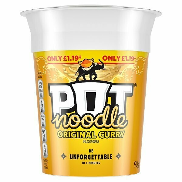 Pot Noodle curry pm 1.09 90g