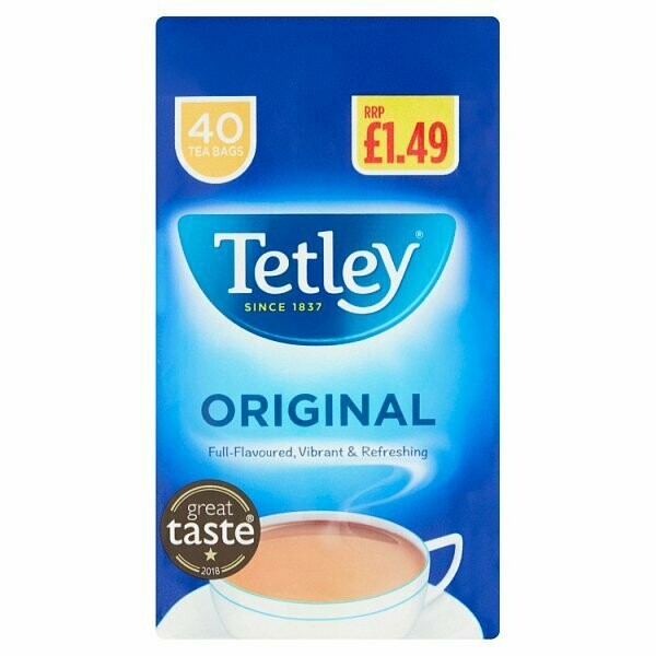 Tetley Teabag 40s pm 1.49