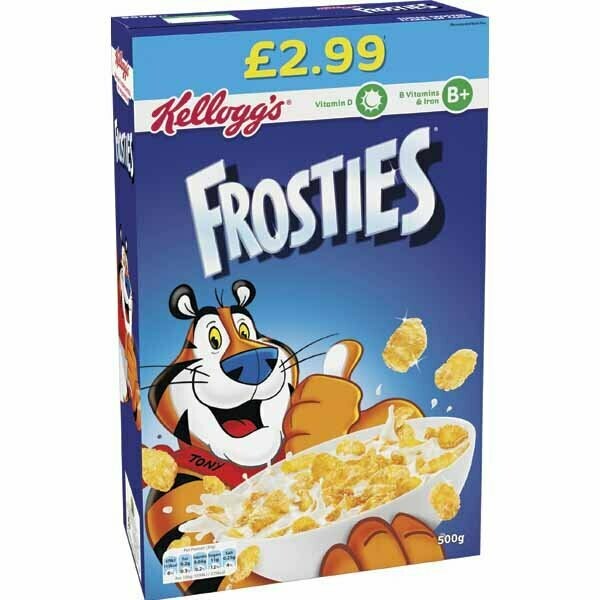 Kelloggs Frosties Pm2.99 500g
