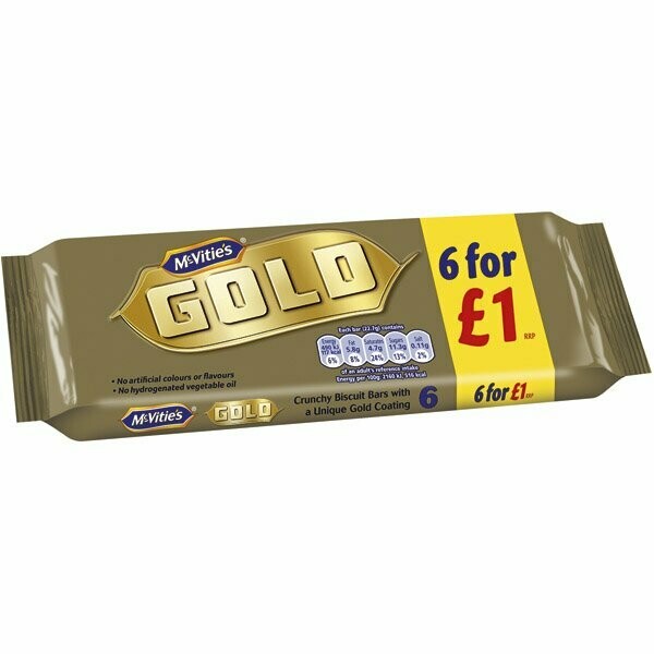 Mcvities Gold Pm1.00 6pk