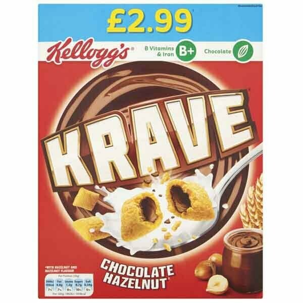 Kelloggs Krave Pm2.99 375g
