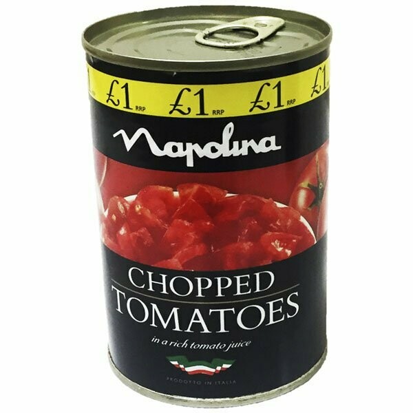 Napolina Chopped Tomatoes Pm1.00 400g