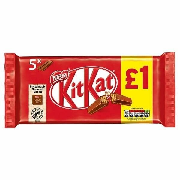 Nestle Kit Kat 5 Pack Pm £1