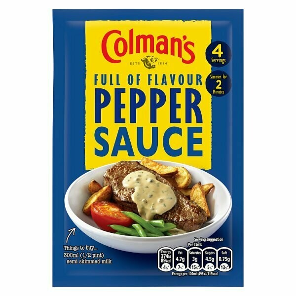 Colmans Pepper Sauce 40g