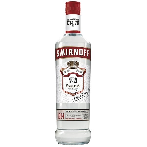 Smirnoff Vodka Pm £14.79 70cl