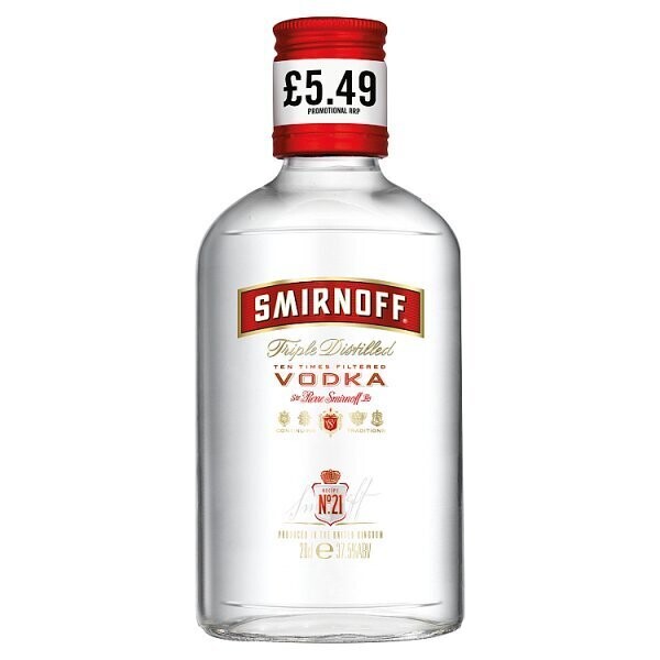 Smirnoff Vodka Pm £5.49 20cl