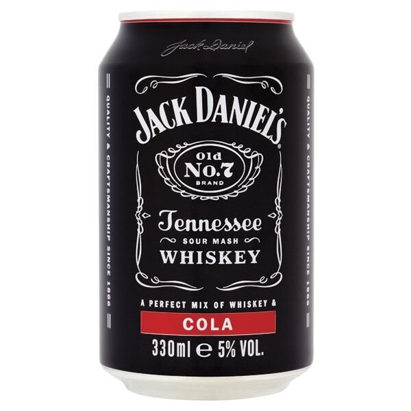 Jack Daniels & Cola 330ml